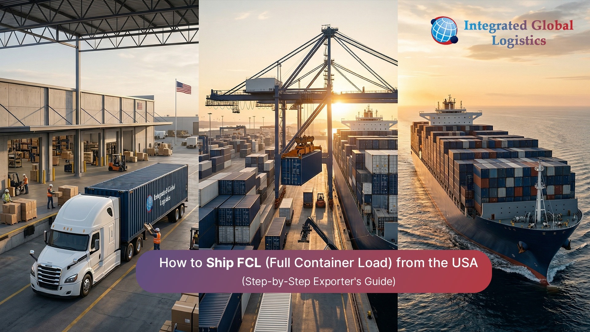 How to Ship FCL (Full Container Load) from the USA: Step-by-Step Exporter's Guide